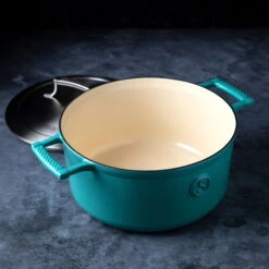 Saveur Selects Braadpan Voyage - Saveur Blue - ø 25 Cm / 4.7 Liter - Geëmailleerde Anti-aanbaklaag -Keuken Kwaliteitswinkel 1 3 17