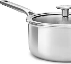 KitchenAid Hapjespan - Multi-Ply RVS - ø 24 Cm / 3.1 Liter -Keuken Kwaliteitswinkel 1200x1084