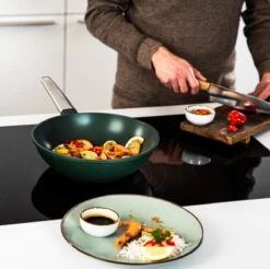 Westinghouse Pannenset Performance (Wokpan + Grillpan) ø 28 Cm - Groen - Inductie En Alle Andere Warmtebronnen -Keuken Kwaliteitswinkel 1200x1195