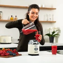 Westinghouse Retro Waterkoker + Broodrooster 2 Sleuven + Blender - Wit -Keuken Kwaliteitswinkel 1200x1200 136