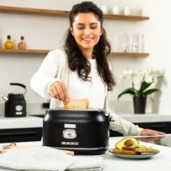 Westinghouse Retro Waterkoker + Broodrooster 2 Sleuven + Blender - Zwart -Keuken Kwaliteitswinkel 1200x1200 141