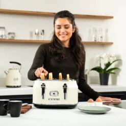 Westinghouse Retro Waterkoker + Broodrooster 4 Sleuven + Blender - Wit -Keuken Kwaliteitswinkel 1200x1200 176