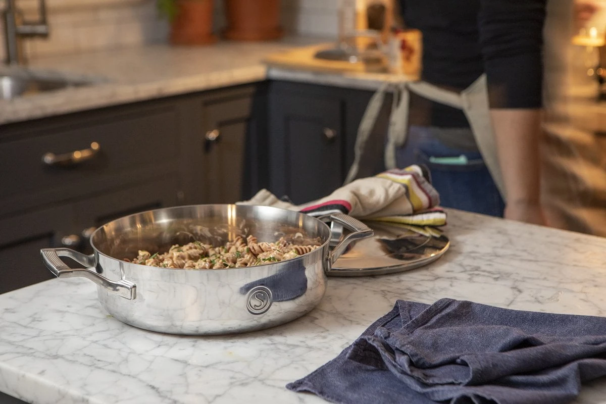 Saveur Selects Hapjespan Voyage - TriPly RVS - ø 25 Cm - Zonder Anti-aanbaklaag 2 Saveur Selects Hapjespan Voyage - TriPly RVS - ø 25 Cm - Zonder Anti-aanbaklaag - Afbeelding 2