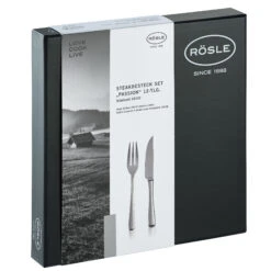 Rosle Steakbestek Passion - 12-Delig -Keuken Kwaliteitswinkel 13779 04 Steak Besteck Set Passion 12 teilig Edelstahl