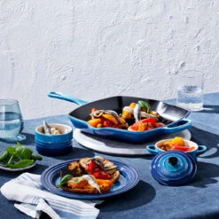 Le Creuset Grillpan Signature - Azure - 26 X 26 Cm - Geëmailleerde Anti-aanbaklaag 11 Le Creuset Grillpan Signature - Azure - 26 X 26 Cm - Geëmailleerde Anti-aanbaklaag -Keuken Kwaliteitswinkel 20183262200422 alt4