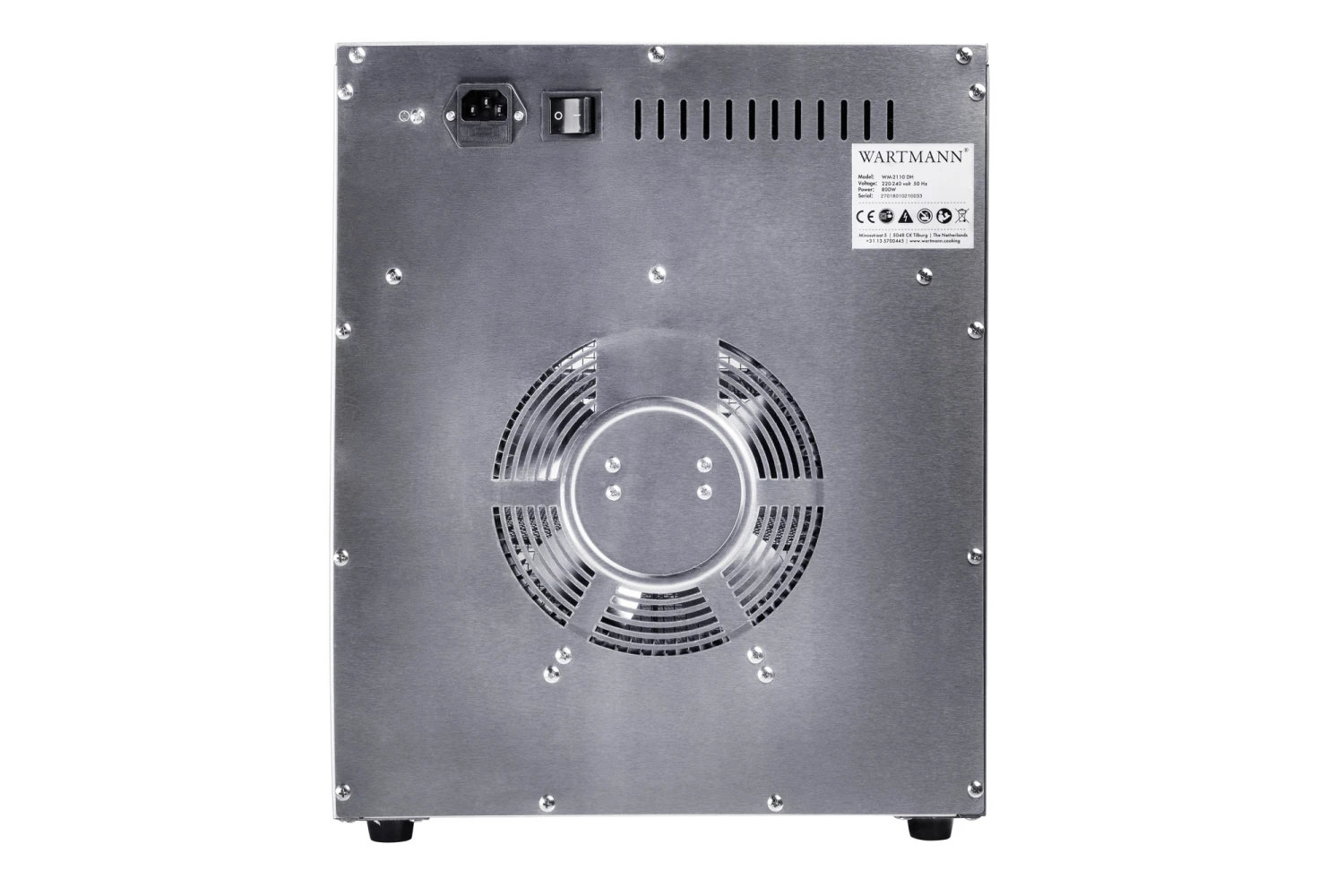 Wartmann Voedseldroger - 10 Laags - Zilver - WM-2110 DH 6 Wartmann Voedseldroger - 10 Laags - Zilver - WM-2110 DH - Afbeelding 6