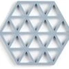 Zone Denmark Pannenonderzetter Triangles - Sky - 16 X 14 Cm