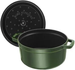 Staub Braadpan / Cocotte - Basilicum - ø 28 Cm / 6.7 Liter -Keuken Kwaliteitswinkel 40509 354 0 5 1
