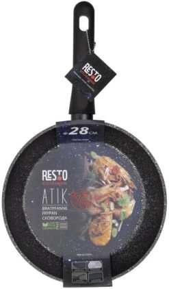 Resto Kitchenware Koekenpan Atik - ø 28 Cm - Standaard Anti-aanbaklaag -Keuken Kwaliteitswinkel 4260403577127