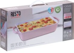 Resto Kitchenware Ovenschaal Fornax - Roze - 40 X 21 Cm / 2.9 Liter -Keuken Kwaliteitswinkel 4260403578360 3