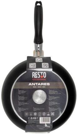 Resto Kitchenware Wokpan Antares - ø 24 Cm - Standaard Anti-aanbaklaag -Keuken Kwaliteitswinkel 4260709010120 4
