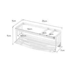 Yamazaki Gootsteenorganiser Tower Wit 11 Yamazaki Gootsteenorganiser Tower Wit -Keuken Kwaliteitswinkel 5016 dims eu 1000x