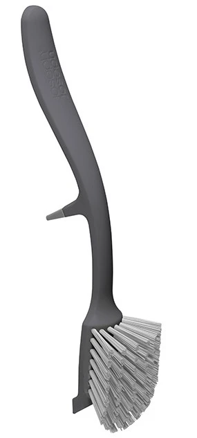 Joseph Joseph Afwasborstel Met Gootsteensteun - Edge - Antraciet 1 Joseph Joseph Afwasborstel Met Gootsteensteun - Edge - Antraciet