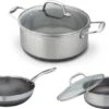 Westinghouse Pannenset Black Signature (Kookpan + Hapjespan ø 24 Cm + Wokpan ø 32 Cm) - Inductie En Alle Andere Warmtebronnen