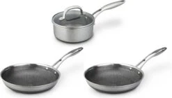 Westinghouse Pannenset Black Signature (Koekenpan ΓΈ 20 En 24 Cm + Steelpan ΓΈ 20 Cm) - Inductie En Alle Andere Warmtebronnen