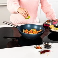 Westinghouse Pannenset Performance - Blauw - 8 Pannen - Complete Pannenset - Inductie En Alle Andere Warmtebronnen -Keuken Kwaliteitswinkel 550x547