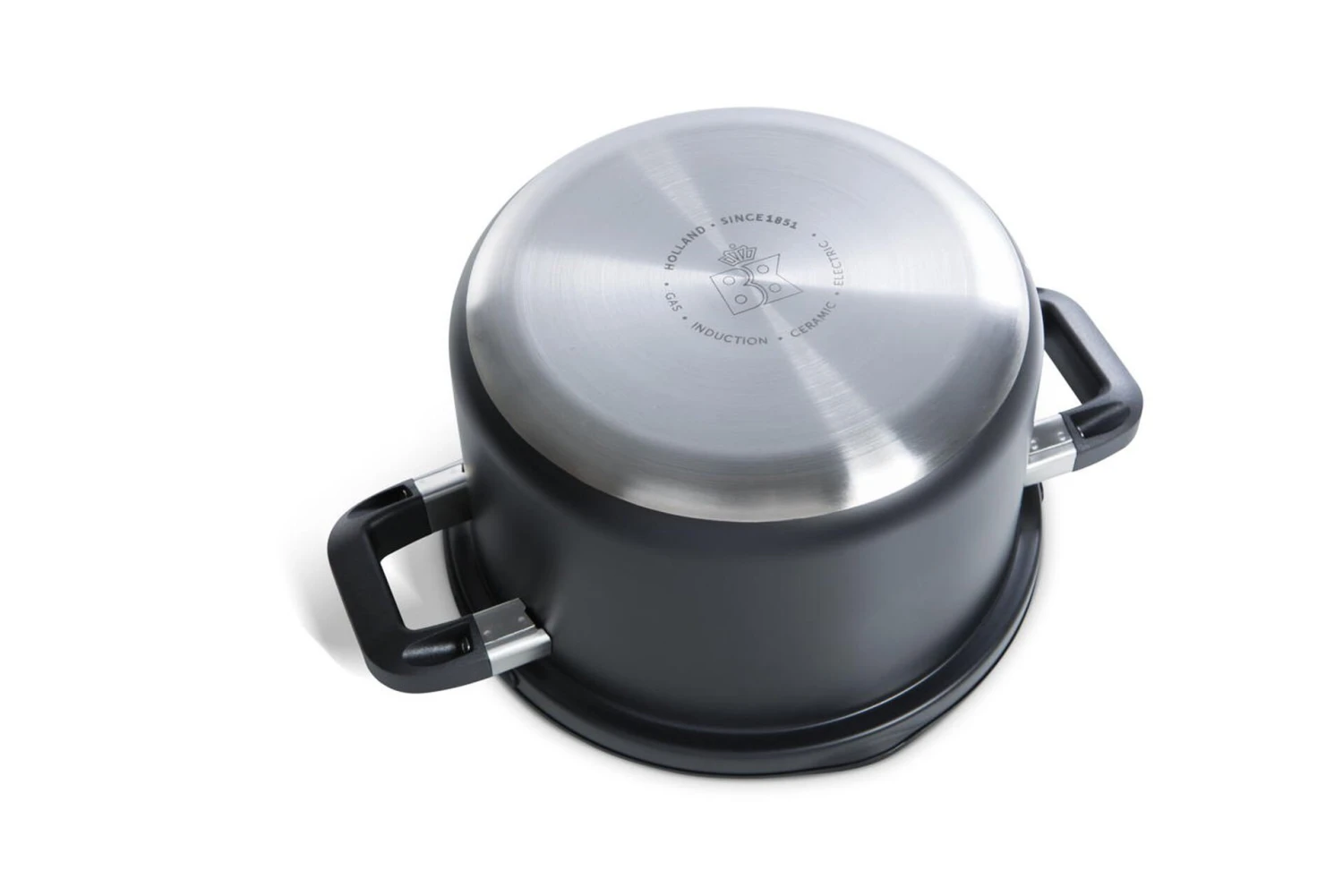 BK Pannenset Flow Cool - Zwart / RVS - 4 Delige Set 8 BK Pannenset Flow Cool - Zwart / RVS - 4 Delige Set - Afbeelding 8