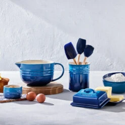 Le Creuset Spatelpot Classic - Azure 7 Le Creuset Spatelpot Classic - Azure -Keuken Kwaliteitswinkel 71501112200001 alt4