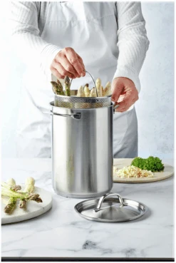Demeyere Aspergepan / Pastapan Specialties 3 - ø 16 Cm / 4.5 Liter -Keuken Kwaliteitswinkel 750065454