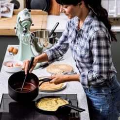 KitchenAid Steelpan Classic Forged - ø 16 Cm / 1.5 Liter - Keramische Anti-aanbaklaag -Keuken Kwaliteitswinkel 813CAuPQxL. AC SL1500