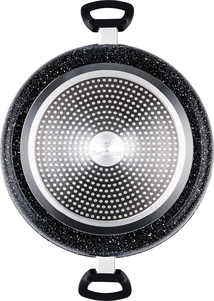 Westinghouse Kookpannenset Black Marble - ø 24 En 28 Cm - Inductie En Alle Andere Warmtebronnen 6 Westinghouse Kookpannenset Black Marble - ø 24 En 28 Cm - Inductie En Alle Andere Warmtebronnen - Afbeelding 6