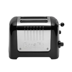 Dualit Broodrooster Lite - Extra Brede Sleuven - Gloss Black - D26225 6 Dualit Broodrooster Lite - Extra Brede Sleuven - Gloss Black - D26225 -Keuken Kwaliteitswinkel 85735 lite 2 slot black front web