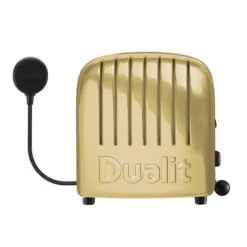 Dualit Broodrooster NewGen - Extra Brede Sleuven - Messing - D27391 -Keuken Kwaliteitswinkel 85836 aws newgen vario brass panel