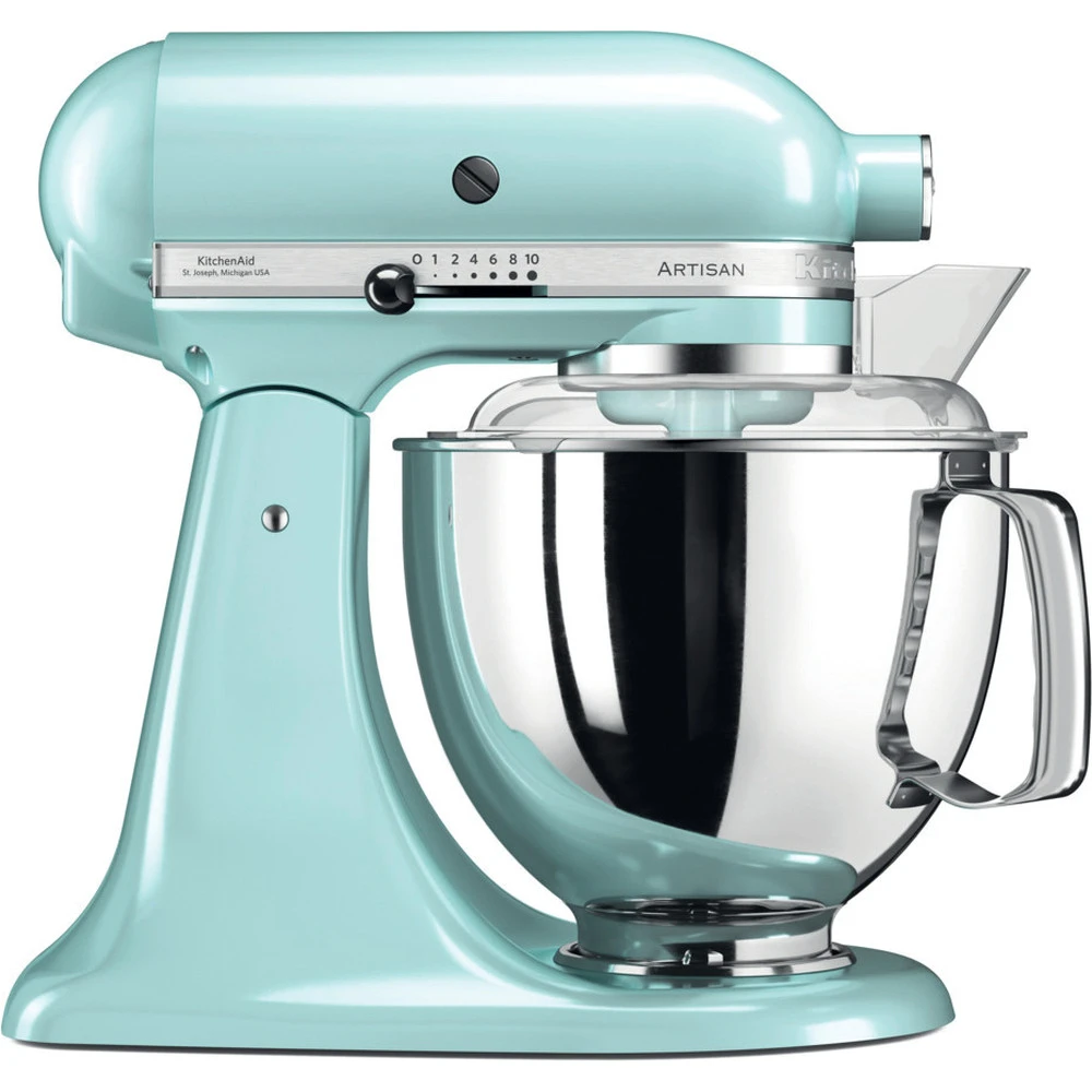 KitchenAid Keukenmachine Artisan - Kantelbare Kop - Ijsblauw - 4.8 Liter - 5KSM175PSEIC 1 KitchenAid Keukenmachine Artisan - Kantelbare Kop - Ijsblauw - 4.8 Liter - 5KSM175PSEIC