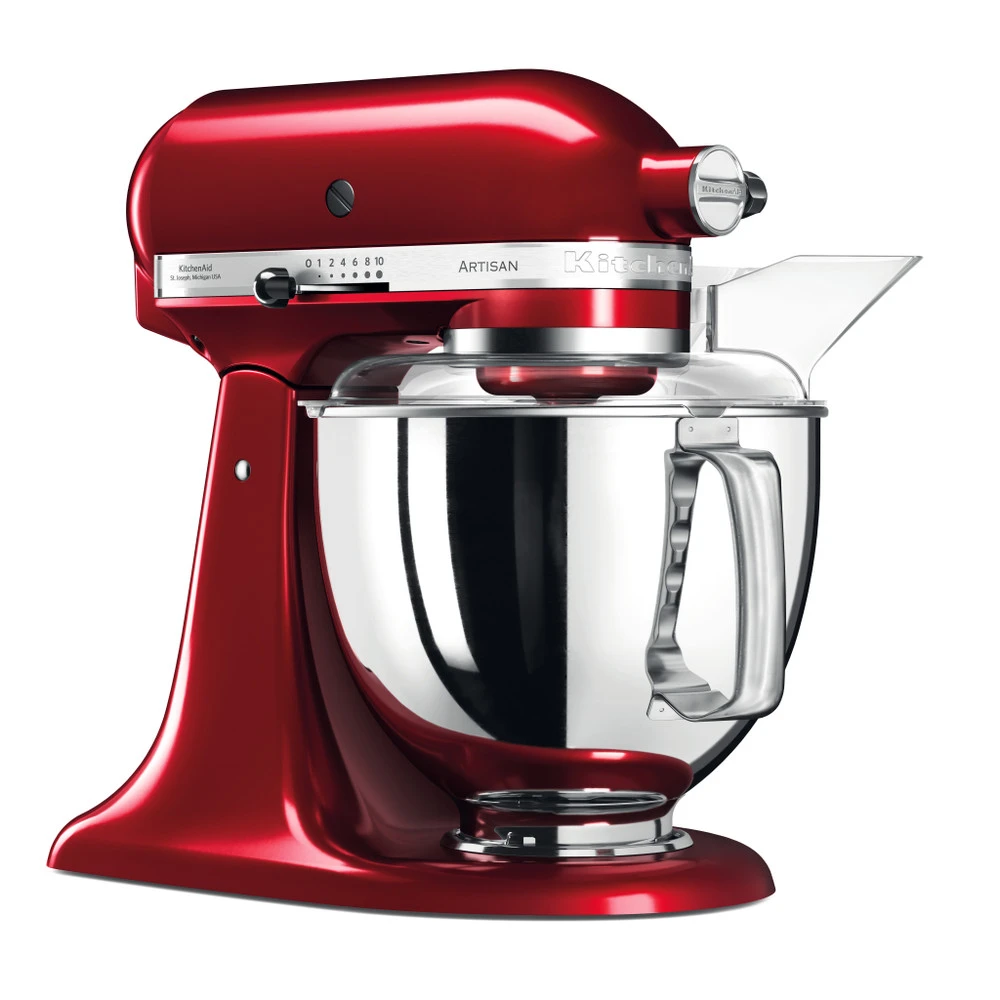 KitchenAid Keukenmachine Artisan - Kantelbare Kop - Appelrood - 4.8 Liter - 5KSM175PSEAC 4 KitchenAid Keukenmachine Artisan - Kantelbare Kop - Appelrood - 4.8 Liter - 5KSM175PSEAC - Afbeelding 4