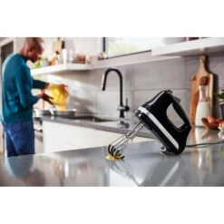 KitchenAid Handmixer - 6 Standen - Onyx Zwart - 5KHM6118EOB -Keuken Kwaliteitswinkel 859711634760 1