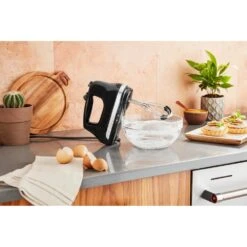 KitchenAid Handmixer - 6 Standen - Onyx Zwart - 5KHM6118EOB -Keuken Kwaliteitswinkel 859711634760 2