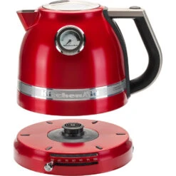 KitchenAid Waterkoker Artisan - Temperatuurregeling - Appelrood - 1.5 Liter - 5KEK1522ECA -Keuken Kwaliteitswinkel 8597800012305B15D