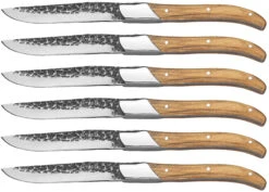 Jay Hill Steakmessen Laguiole - Raw Black - Olijfhout - 6 Stuks 11 Jay Hill Steakmessen Laguiole - Raw Black - Olijfhout - 6 Stuks -Keuken Kwaliteitswinkel 8720364453459 4