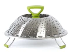 Sareva Stoommandje - RVS - Verstelbaar Van ø 17 - 27 Cm -Keuken Kwaliteitswinkel 8720364454647