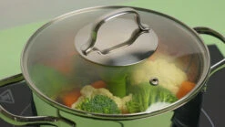 Sareva Stoommandje - RVS - Verstelbaar Van ø 17 - 27 Cm -Keuken Kwaliteitswinkel 8720364454647