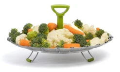 Sareva Stoommandje - RVS - Verstelbaar Van ø 17 - 27 Cm -Keuken Kwaliteitswinkel 8720364454647 1