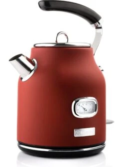 Westinghouse Retro Waterkoker + Broodrooster 4 Sleuven + Staafmixer - Rood -Keuken Kwaliteitswinkel 885x1200 6