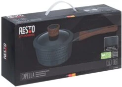Resto Kitchenware Steelpan Capella - ø 16 Cm / 1.4 Liter - Standaard Anti-aanbaklaag 13 Resto Kitchenware Steelpan Capella - ø 16 Cm / 1.4 Liter - Standaard Anti-aanbaklaag -Keuken Kwaliteitswinkel 93500.4260403579015.ver30