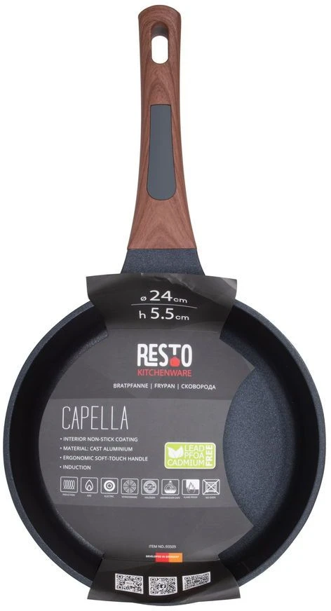 Resto Kitchenware Koekenpan Capella - ø 24 Cm - Standaard Anti-aanbaklaag 5 Resto Kitchenware Koekenpan Capella - ø 24 Cm - Standaard Anti-aanbaklaag - Afbeelding 5