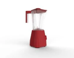 Alessi Blender Plissé - 5 Snelheden + Turbostand - Rood - Michele De Lucchi - 1.5 Liter - MDL09 R 7 Alessi Blender Plissé - 5 Snelheden + Turbostand - Rood - Michele De Lucchi - 1.5 Liter - MDL09 R -Keuken Kwaliteitswinkel Alessi Blender1
