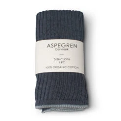 Aspegren Vaatdoekje Ripple Navy Blue 26 X 26 Cm