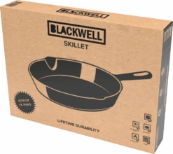 Blackwell Koekenpan - Gietijzer - ø 25 Cm - Zonder Anti-aanbaklaag -Keuken Kwaliteitswinkel Box25 Package New 1