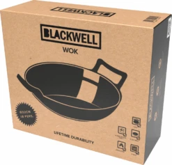 Blackwell Wokpan / Wadjan - Gietijzer - ø 32 Cm - Zonder Anti-aanbaklaag -Keuken Kwaliteitswinkel Box32 Package New