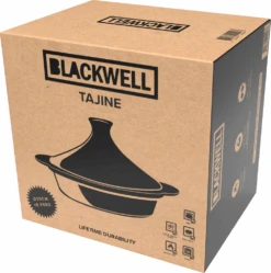 Blackwell Tajine Gietijzer - Zwart - ø 30 Cm / 3 Liter -Keuken Kwaliteitswinkel BoxRED TAJINE Package New 1