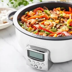 GreenPan Omnicooker - 5.7 Liter - Cream - Keramische Anti-baklaag -Keuken Kwaliteitswinkel CC005288 001 CC005289 001 image4 feature2 7eb6e770 67fc 471c af6a e109cb36aff8