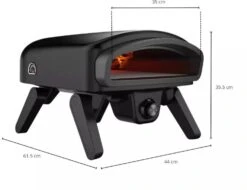 Nero Cooking Pizza Oven - Op Gas Voor Buiten - Zwart - Voor ø 35 Cm Pizza's -Keuken Kwaliteitswinkel CL productafbeeldingen 33 3