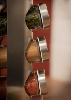 Blackwell Kruidenrek / Kruidencarrousel - Inclusief 12 Kruidenpotjes - RVS -Keuken Kwaliteitswinkel COOK4379