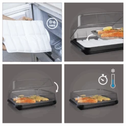 Vacu Vin Koelhoudplaat Active Cool Plate - Zwart -Keuken Kwaliteitswinkel CoolPlate Instructions 2