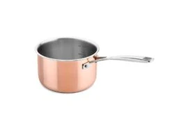 DUCQ Steelpan Met Deksel - Koper - ø 16 Cm / 1.5 Liter -Keuken Kwaliteitswinkel DU101116 1