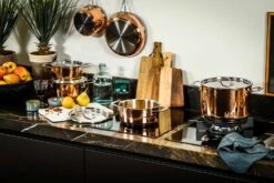 DUCQ Steelpan Met Deksel - Koper - ø 16 Cm / 1.5 Liter -Keuken Kwaliteitswinkel DUCQ 037